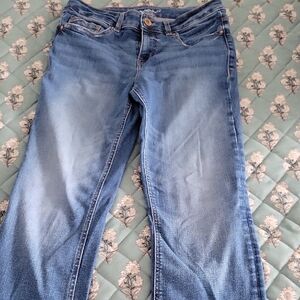 Stylish Light Blue Women's Straight Leg Jeans